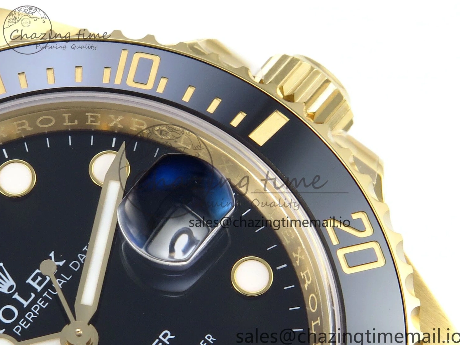 MiroTime 0317 Submariner 41mm 126618 LN THBF 904L Black Ceramic 1:1 Best Edition on YG Bracelet SH UrbanChic 334